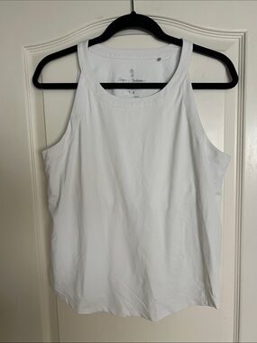 Tommy Bahama White Racerback Scoop Tank
